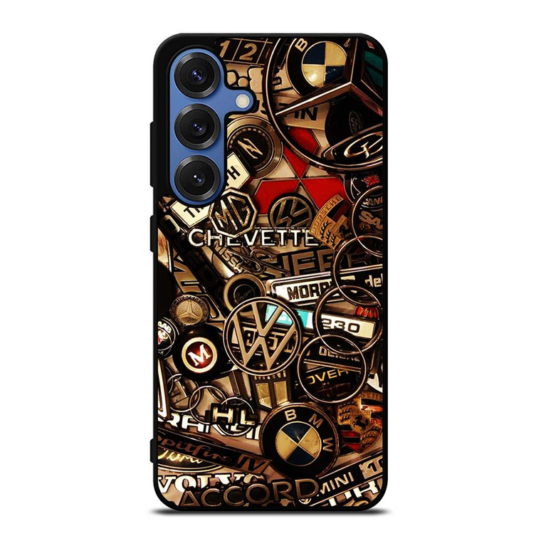 ALL CARS METAL LOGO Samsung Galaxy S25 Case Cover