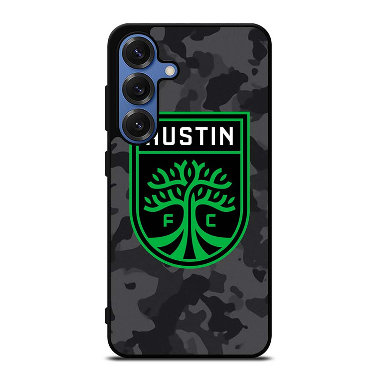 AUSTIN FC MLS BLACK CAMO Samsung Galaxy S25 Case Cover
