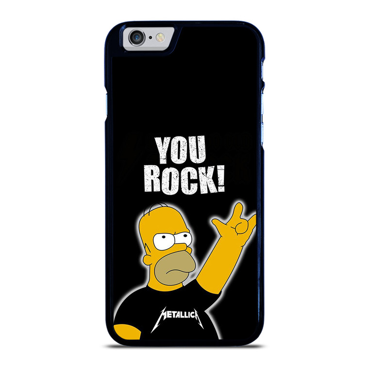 METALLICA ROCK HOMER SIMPSONS iPhone 6 / 6S Case Cover
