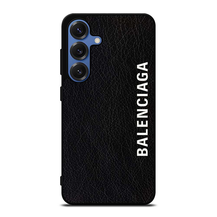 BALENCIAGA LEATHER BLACK Samsung Galaxy S25 Case Cover