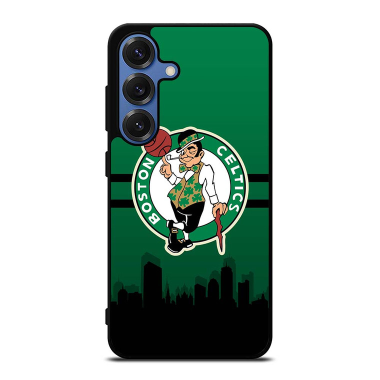 BOSTON CELTICS NBA SKYLINE Samsung Galaxy S25 Case Cover BOSTON CELTICS NBA SKYLINE Samsung Galaxy S25 Case Cover