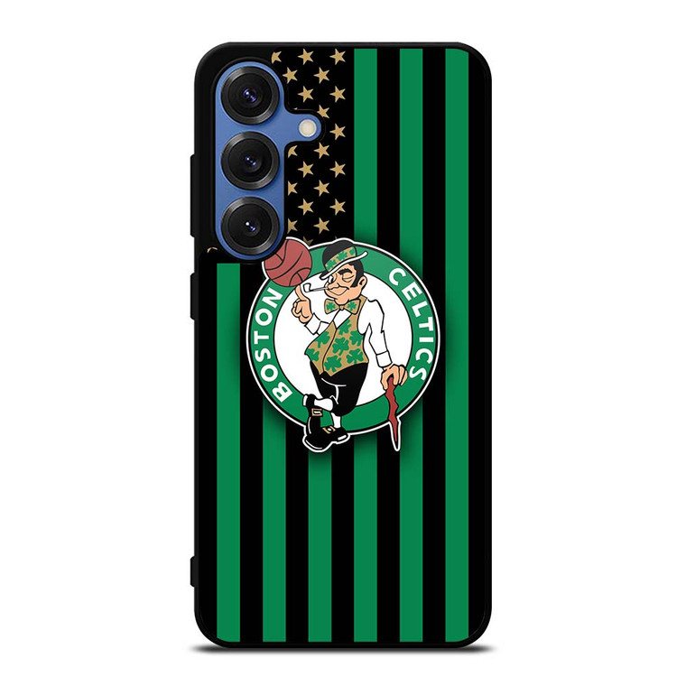 BOSTON CELTICS NBA USA FLAG Samsung Galaxy S25 Case Cover