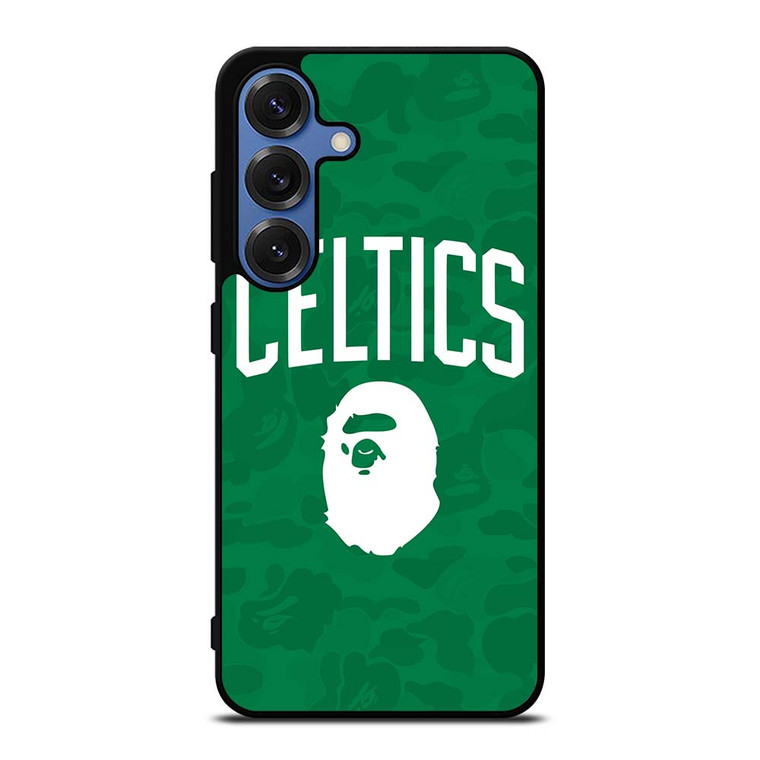 BOSTON CELTICS X BAPE CAMO Samsung Galaxy S25 Case Cover
