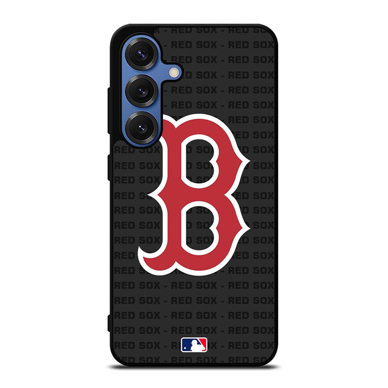 BOSTON RED SOX BASEBALL BLACK Samsung Galaxy S25 Case Cover