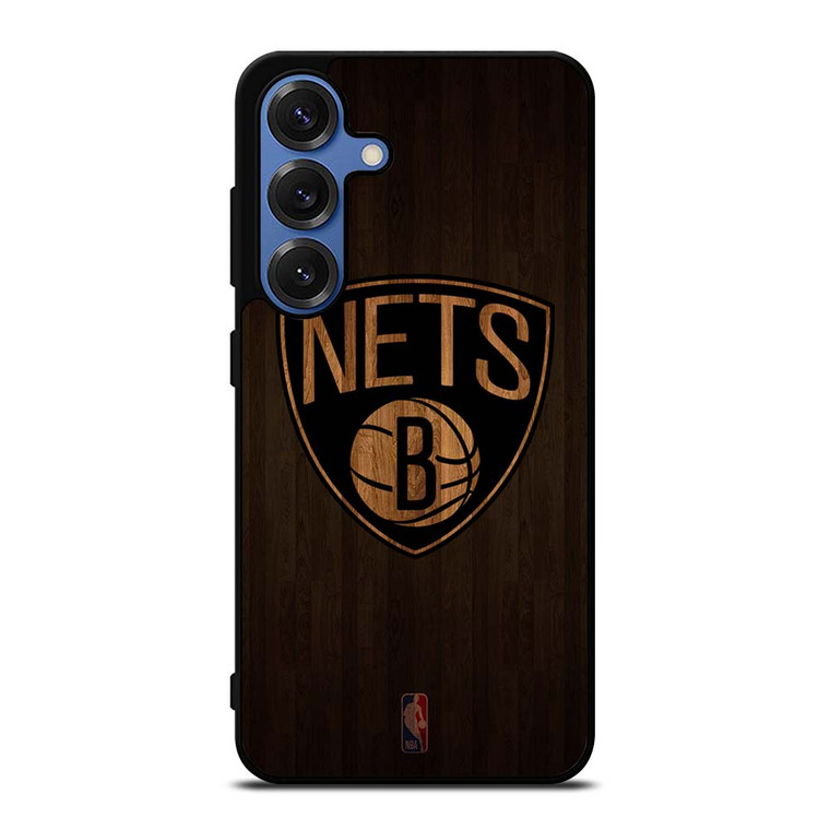 BROOKLYN NETS BASKETBALL COURT NBA Samsung Galaxy S25 Case Cover