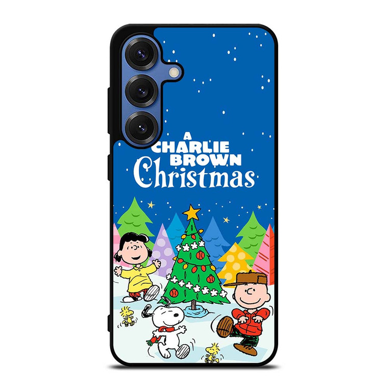 CHARLIE BROWN SNOOPY CHRISTMAS CARTOON Samsung Galaxy S25 Case Cover