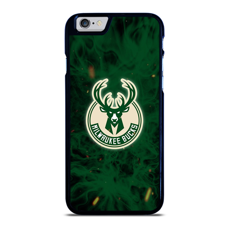 MILWAUKEE BUCKS BASKETBALL NBA FIRE iPhone 6 / 6S Case Cover