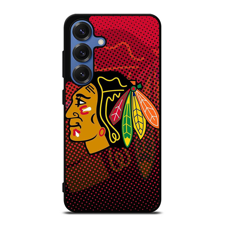 CHICAGO BLACKHAWKS HOCKEY TEAM LOGO EMBLEM Samsung Galaxy S25 Case Cover