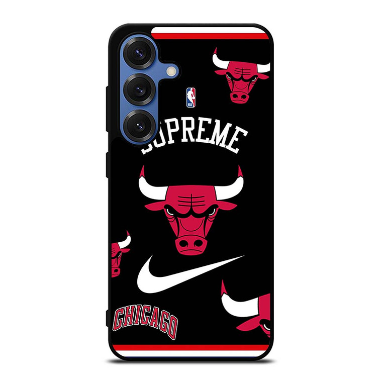 CHICAGO BULLS NBA X SUPREME NIKE Samsung Galaxy S25 Case Cover