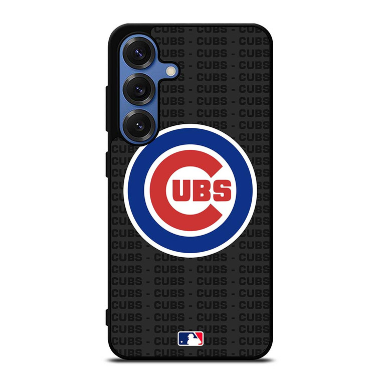 CHICAGO CUBS BASEBALL BLACK Samsung Galaxy S25 Case Cover