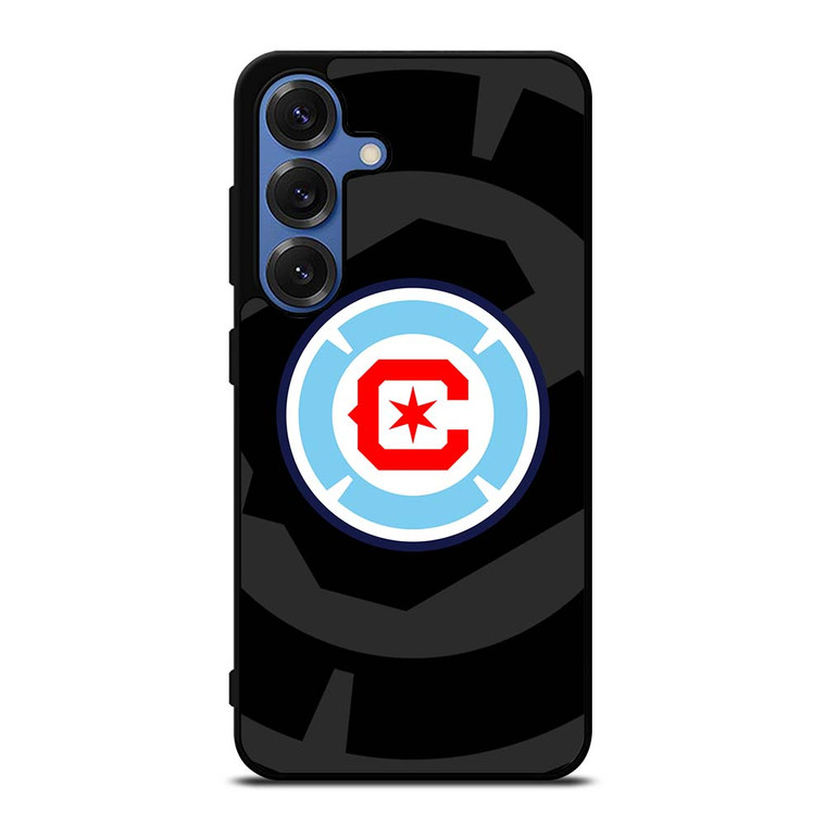 CHICAGO FIRE MLS BLACK Samsung Galaxy S25 Case Cover