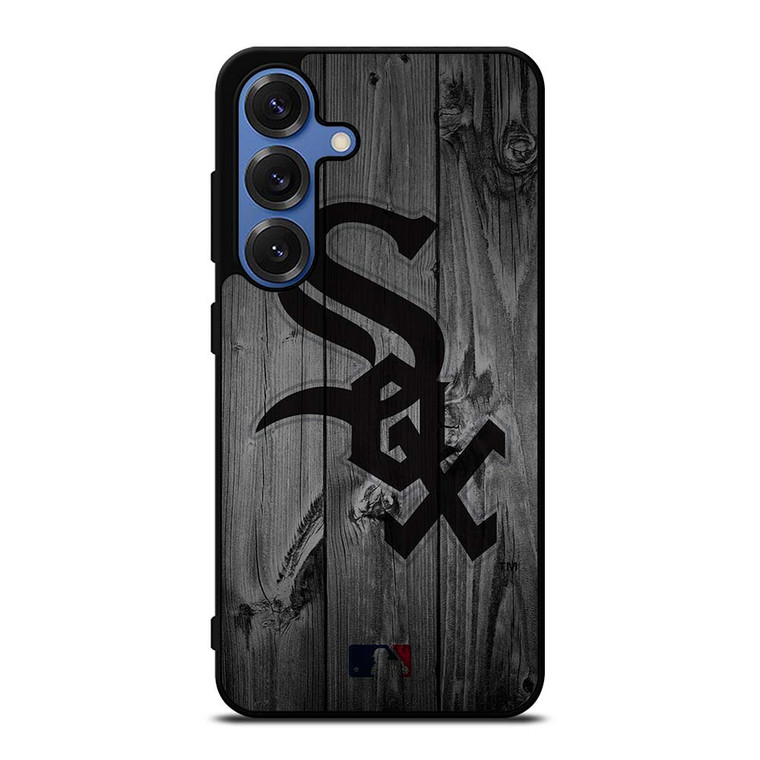 CHICAGO WHITE SOX BASEBALL MLB WOOD LOGO Samsung Galaxy S25 Case Cover
