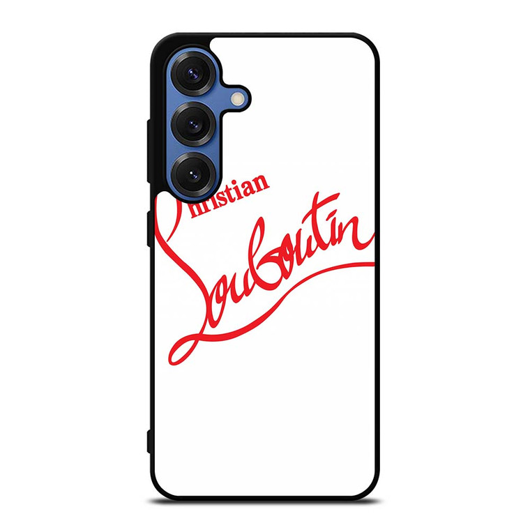 CHRISTIAN LOUBOUTIN WHITE Samsung Galaxy S25 Case Cover