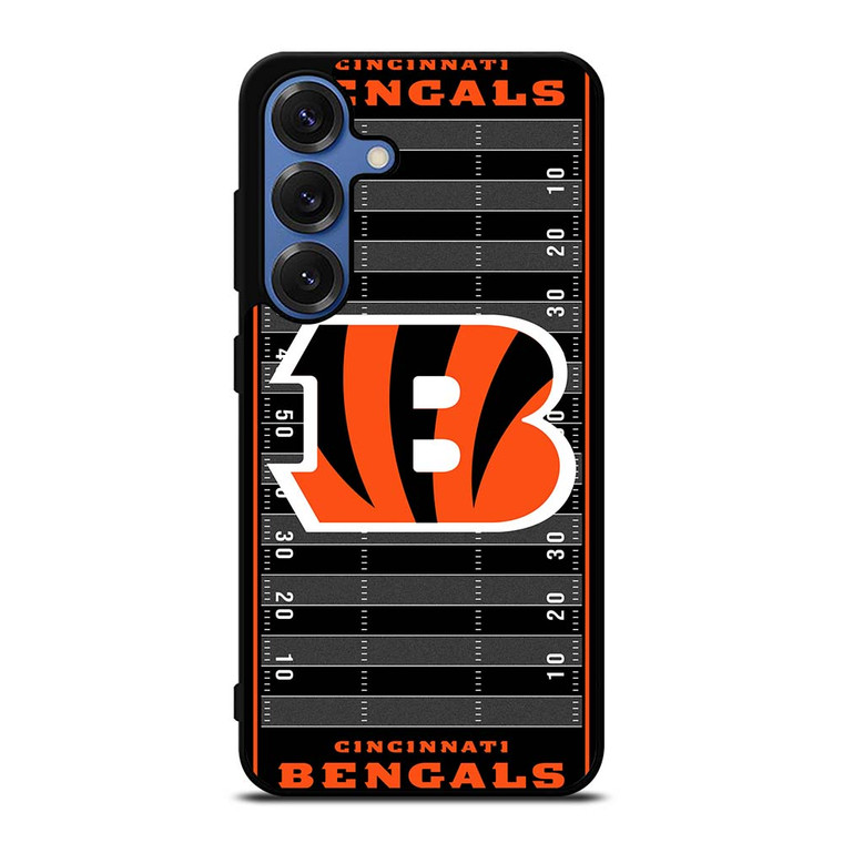 CINCINNATI BENGALS FOOTBALL FIELD Samsung Galaxy S25 Case Cover