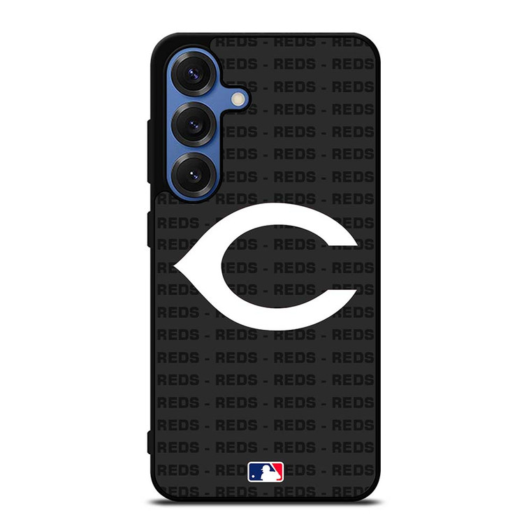 CINCINNATI REDS BASEBALL BLACK Samsung Galaxy S25 Case Cover
