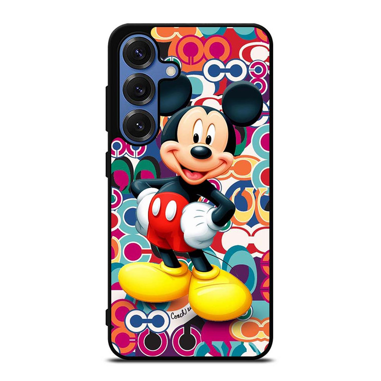 COACH NEW YORK MICKEY MOUSE CUTE Samsung Galaxy S25 Case Cover