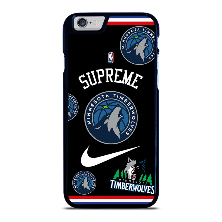 MINNESOTA TIMBERWOLVES NBA X SUPREME NIKE iPhone 6 / 6S Case Cover
