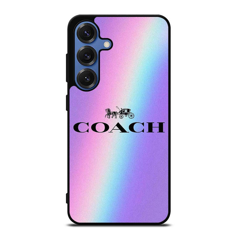 COACH NEW YORK VINTAGE RAINBOW Samsung Galaxy S25 Case Cover