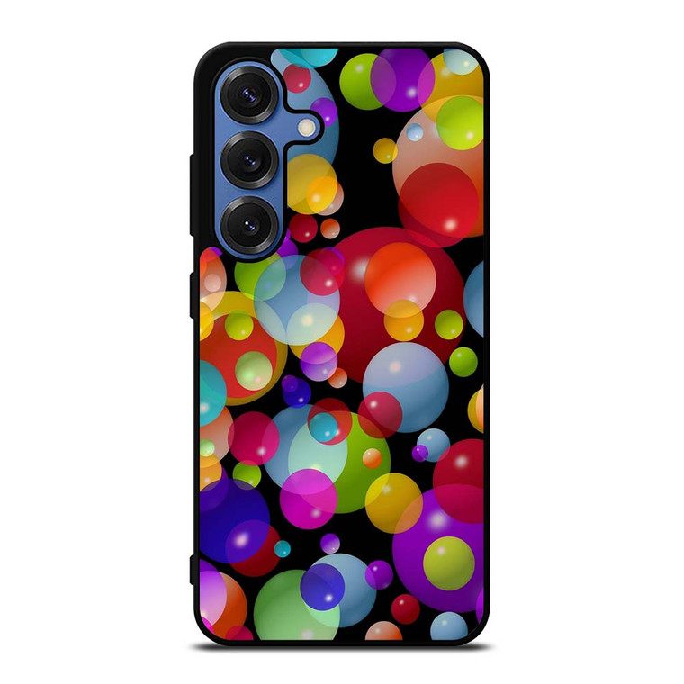 COLURFUL BUBBLES PATTERN Samsung Galaxy S25 Case Cover