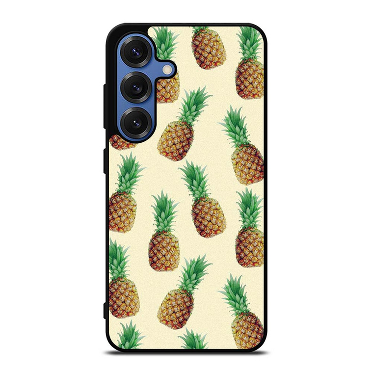 CUTE PINEAPPLE PATTERN Samsung Galaxy S25 Case Cover