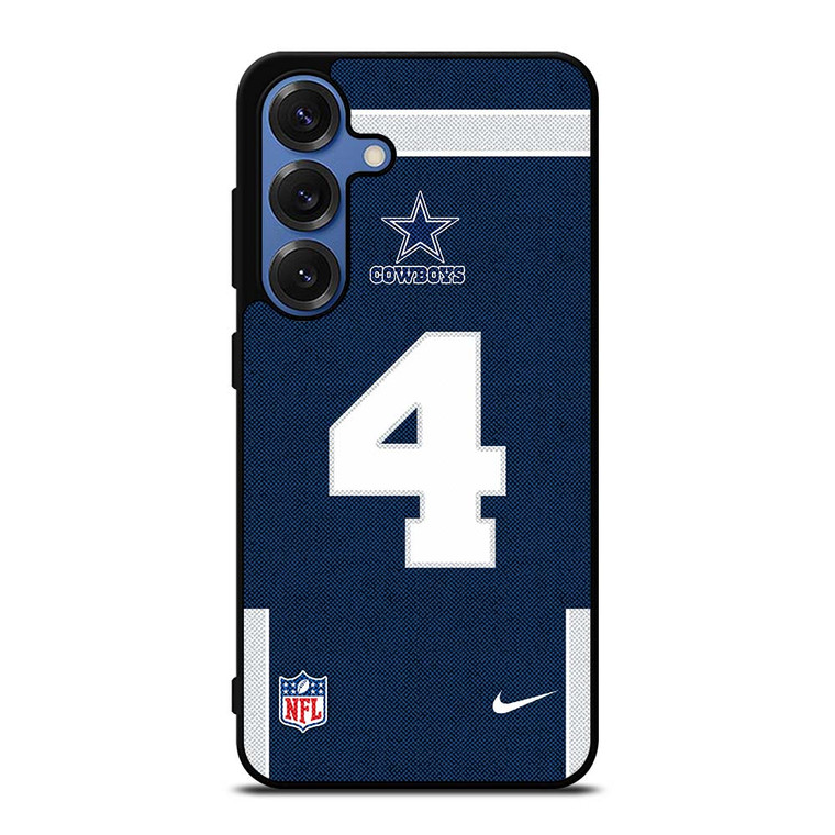 DALLAS COWBOYS DAK PRESCOTT 4 NFL NIKE Samsung Galaxy S25 Case Cover