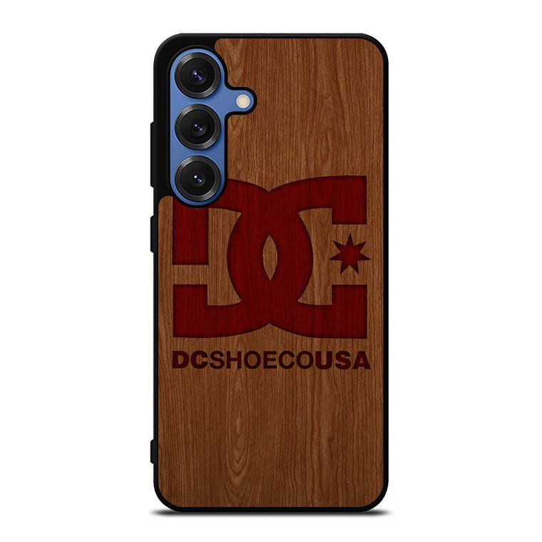 DC SHOES SKATEBOARD WOODEN LOGO Samsung Galaxy S25 Case Cover