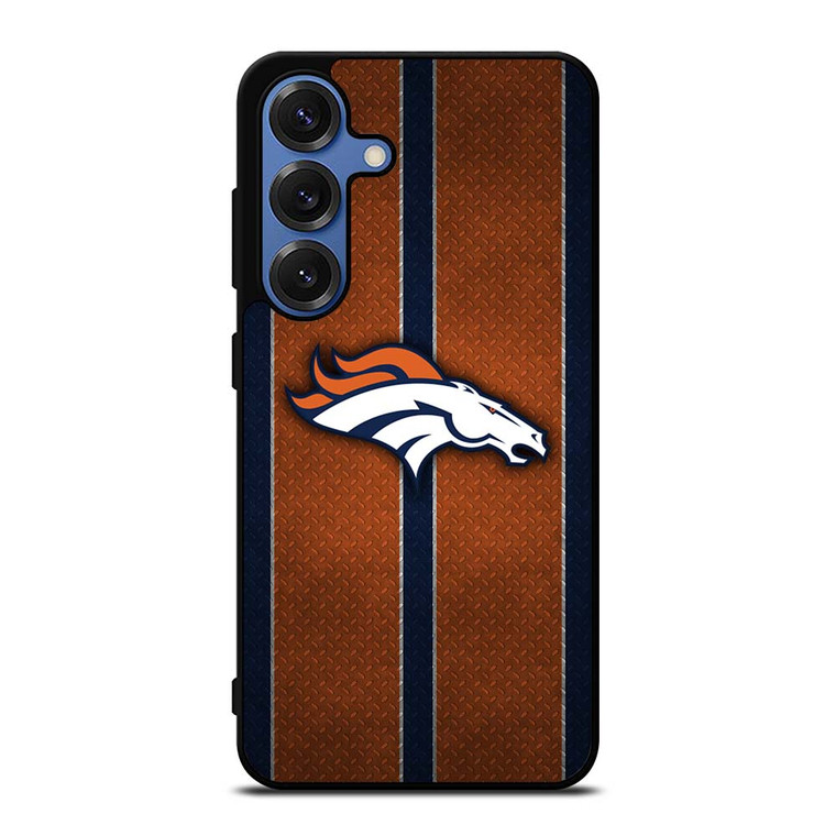 DENVER BRONCOS NFL METAL STRIPE Samsung Galaxy S25 Case Cover