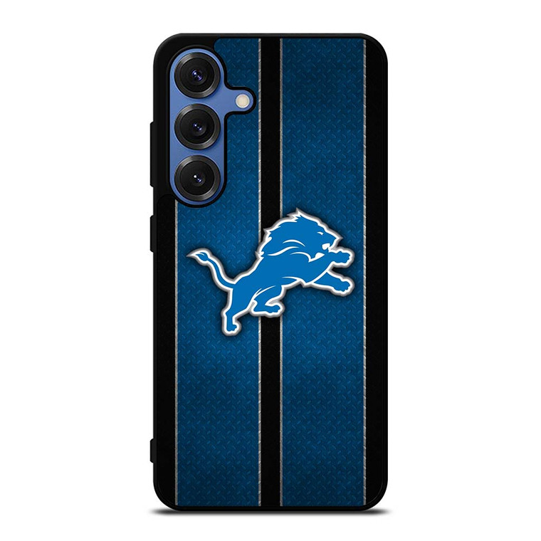 DETROIT LIONS NFL METAL STRIPE Samsung Galaxy S25 Case Cover