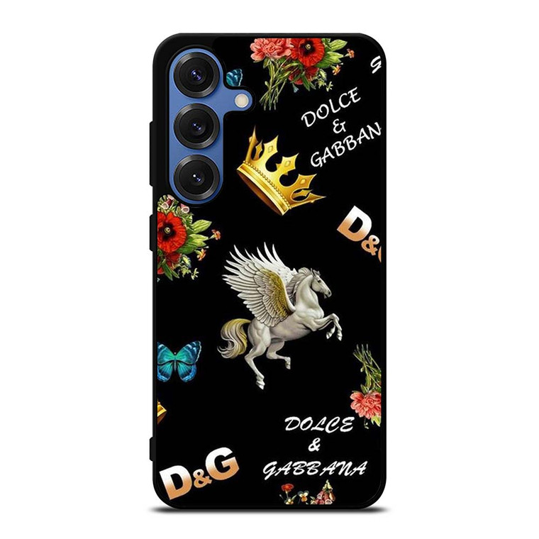 DOLCE AND GABBANA LUXURY PATTERN Samsung Galaxy S25 Case Cover