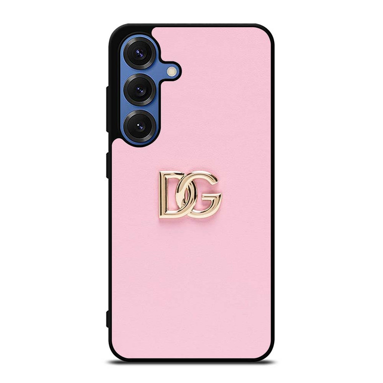 DOLCE AND GABBANA PINK LOGO Samsung Galaxy S25 Case Cover