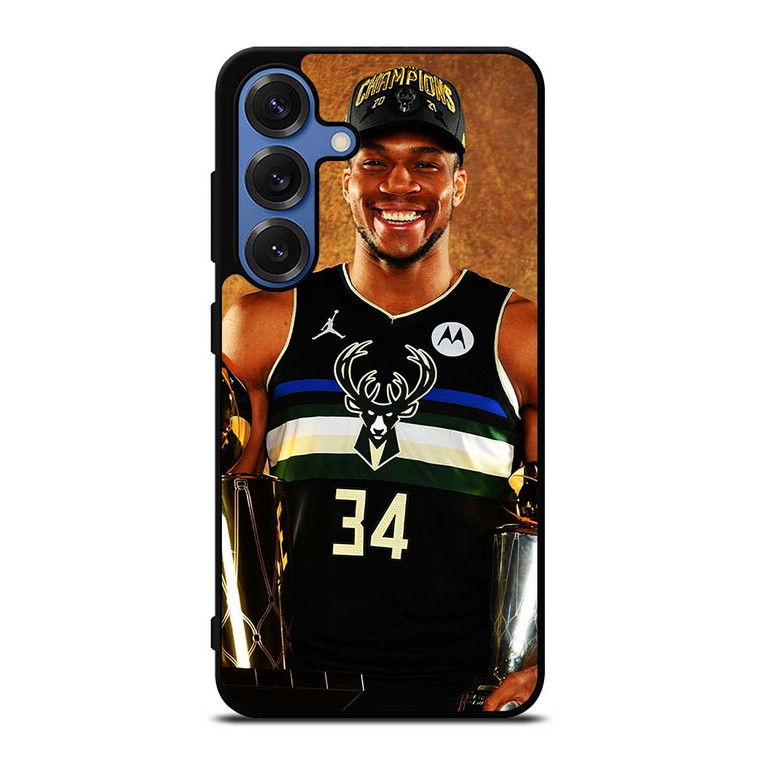 GIANNIS ANTETOKOUNMPO BUCKS 34 Samsung Galaxy S25 Case Cover