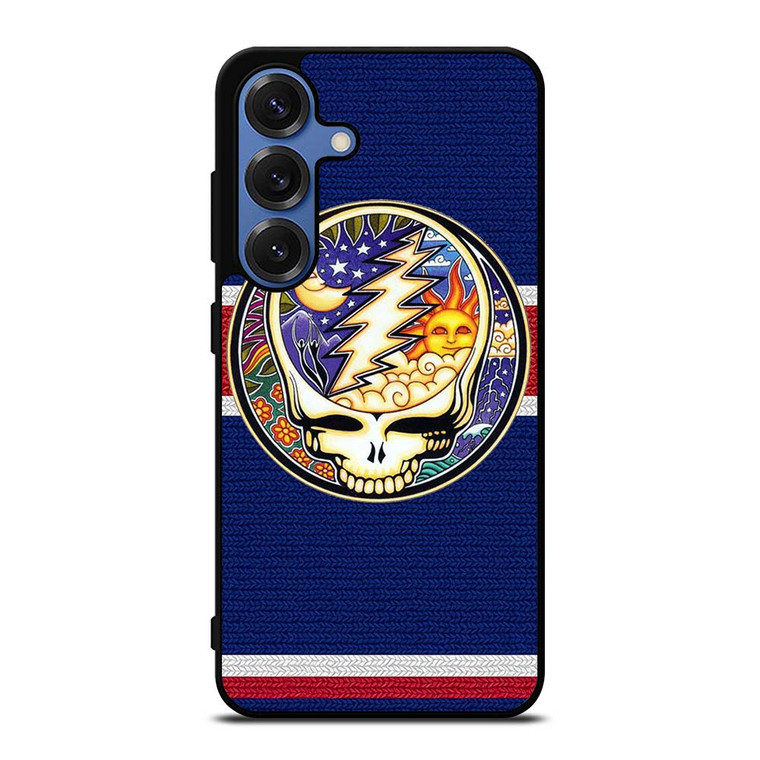 GRATEFUL DEAD BAND SKULL LOGO MOON AND SUN Samsung Galaxy S25 Case Cover
