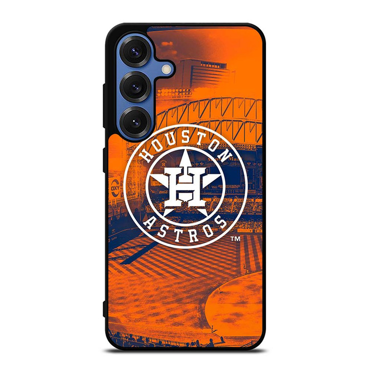 HOUSTON ASTROS ICON MLB BASEBALL TEAM LOGO Samsung Galaxy S25 Case Cover
