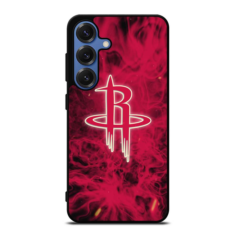 HOUSTON ROCKET BASKETBALL NBA FIRE Samsung Galaxy S25 Case Cover