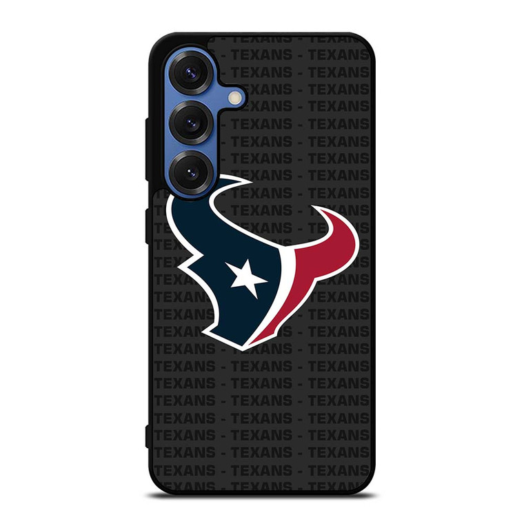 HOUSTON TEXANS FOOTBALL TEXT Samsung Galaxy S25 Case Cover