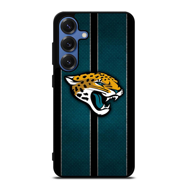 JACKSONVILLE JAGUARS NFL METAL STRIPE Samsung Galaxy S25 Case Cover