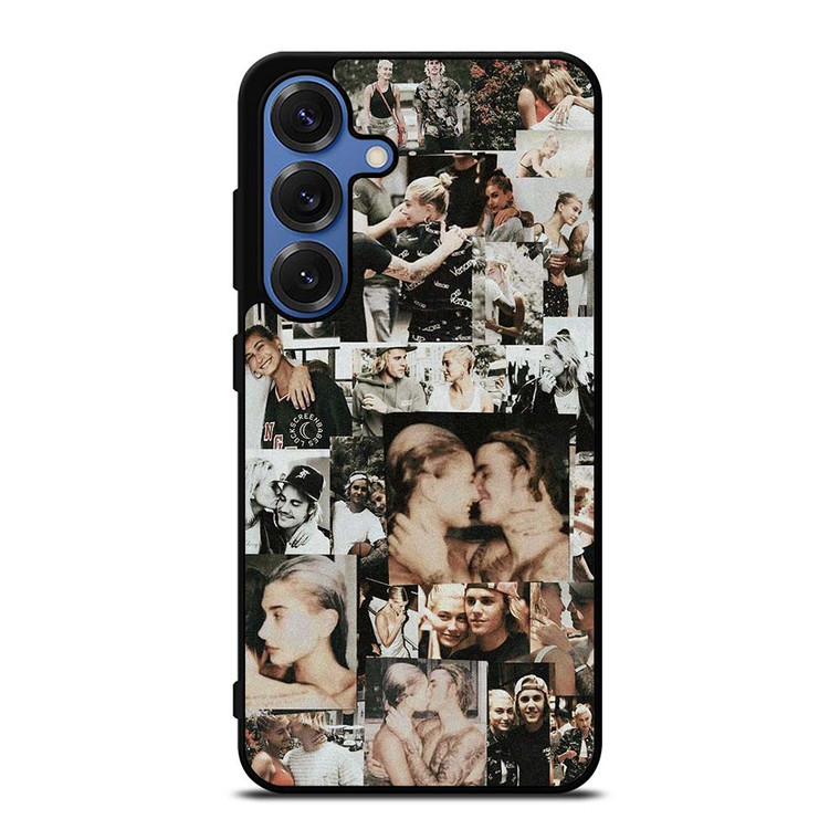 JUSTIN AND HAILEY BIEBER COLLAGE 2 Samsung Galaxy S25 Case Cover