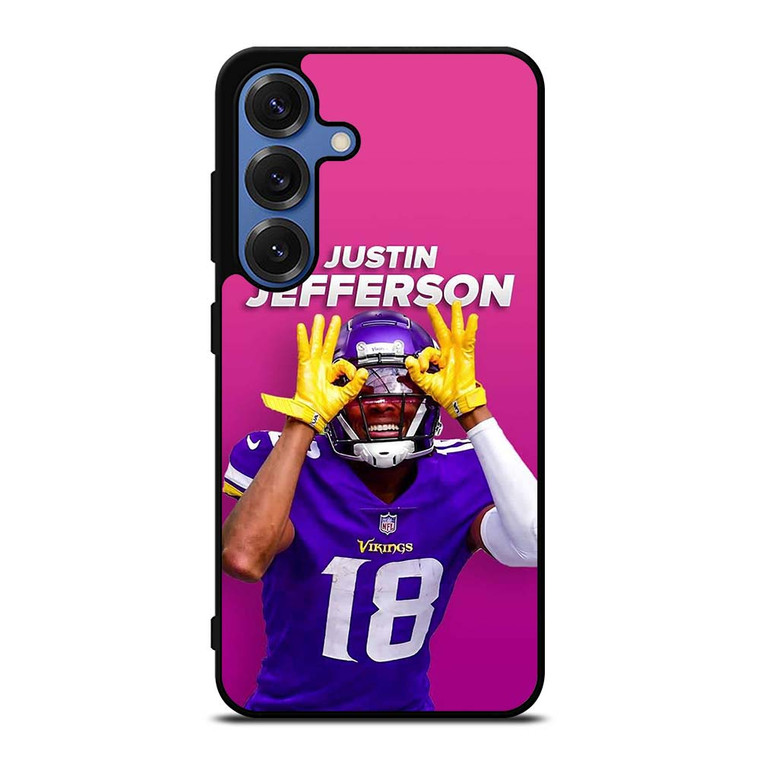 JUSTIN JEFFERSON MINNESOTA VIKINGS Samsung Galaxy S25 Case Cover
