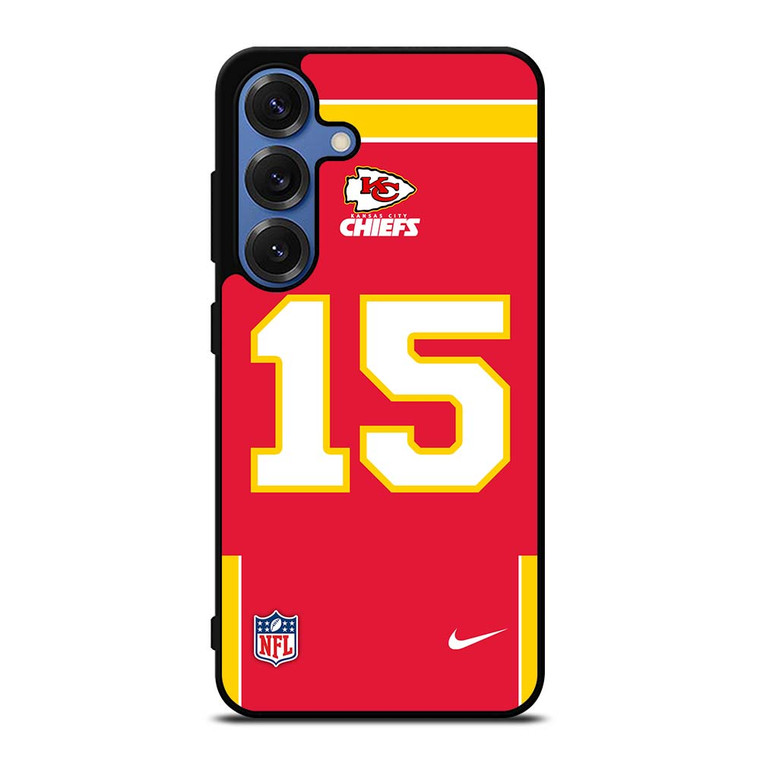 KANSAS CITY CHIEFS PATRICK MAHOMES 15 NFL NIKE Samsung Galaxy S25 Case Cover