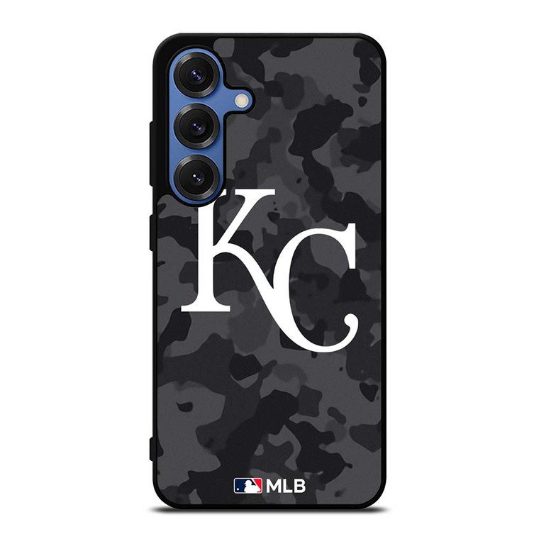 KANSAS CITY ROYALS BASEBALL BLACK CAMO Samsung Galaxy S25 Case Cover