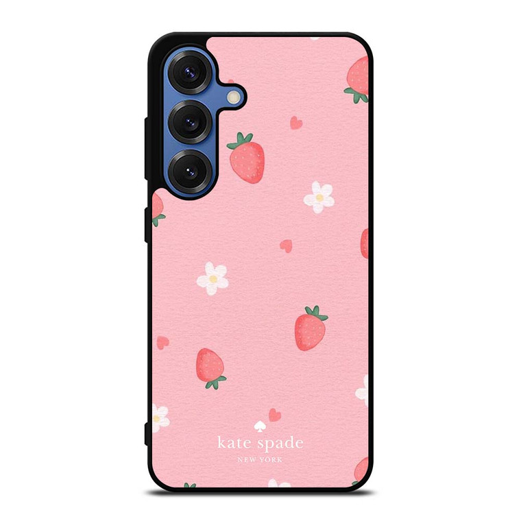 KATE SPADE NEW YORK LOGO STRAWBERRIES Samsung Galaxy S25 Case Cover