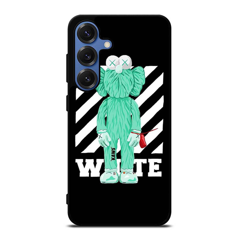 KAWS ICON OFF WHITE LOGO Samsung Galaxy S25 Case Cover