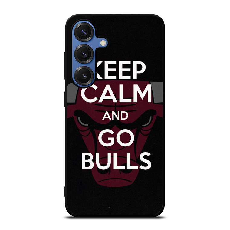 KEEP CALM AND GO CHICAGO BULLS Samsung Galaxy S25 Case Cover