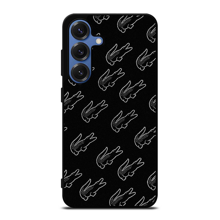 LACOSTE BLACK WHITE Samsung Galaxy S25 Case Cover