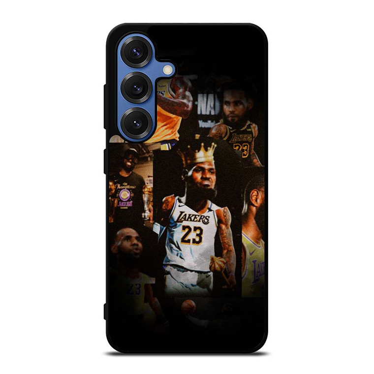 LEBRON JAMES LAKERS COLLAGE Samsung Galaxy S25 Case Cover