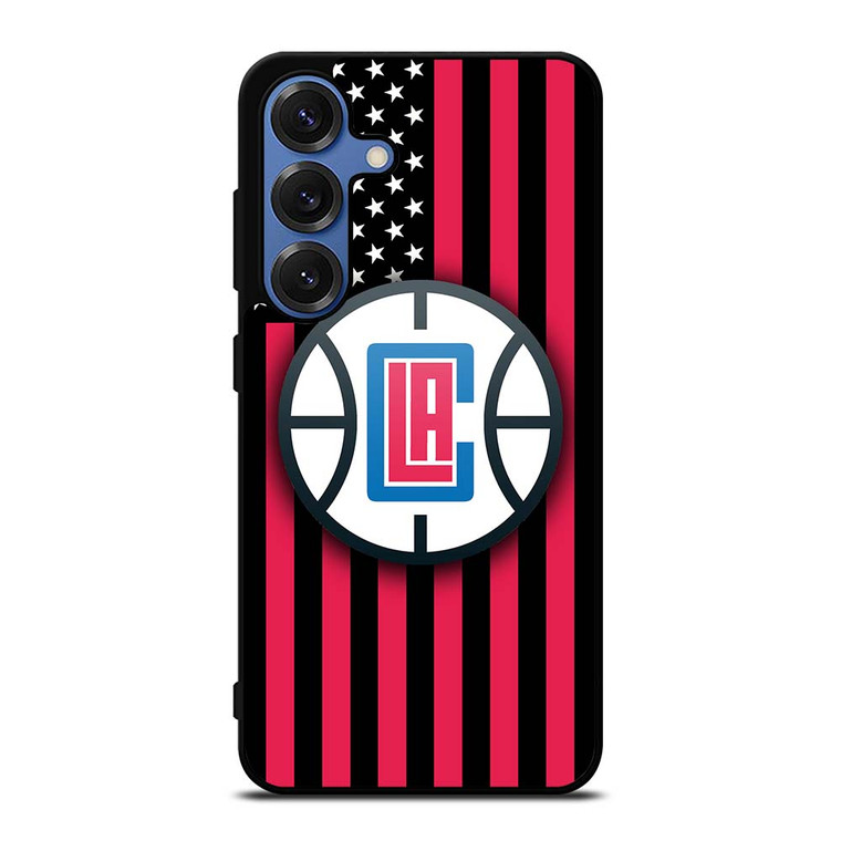 LOS ANGELES CLIPPERS NBA USA FLAG Samsung Galaxy S25 Case Cover