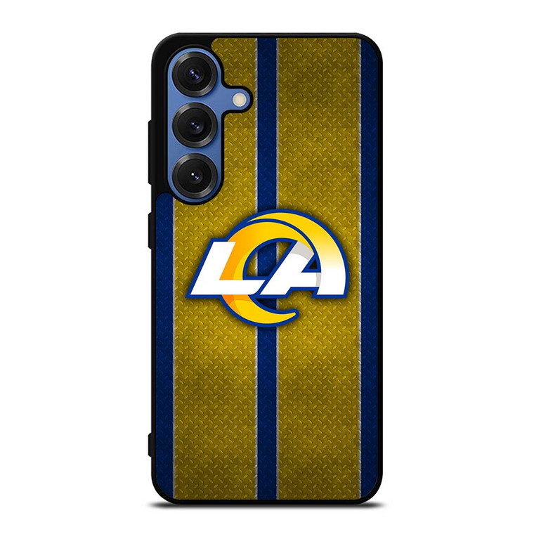 LOS ANGELES RAMS NFL METAL STRIPE Samsung Galaxy S25 Case Cover
