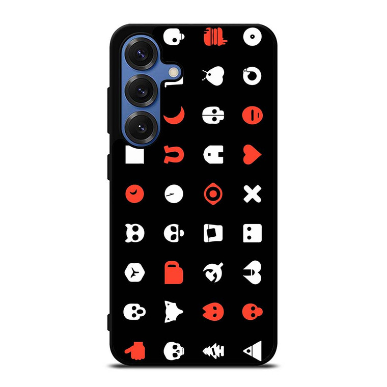 LOVE DEATH AND ROBOTS PATTERN Samsung Galaxy S25 Case Cover