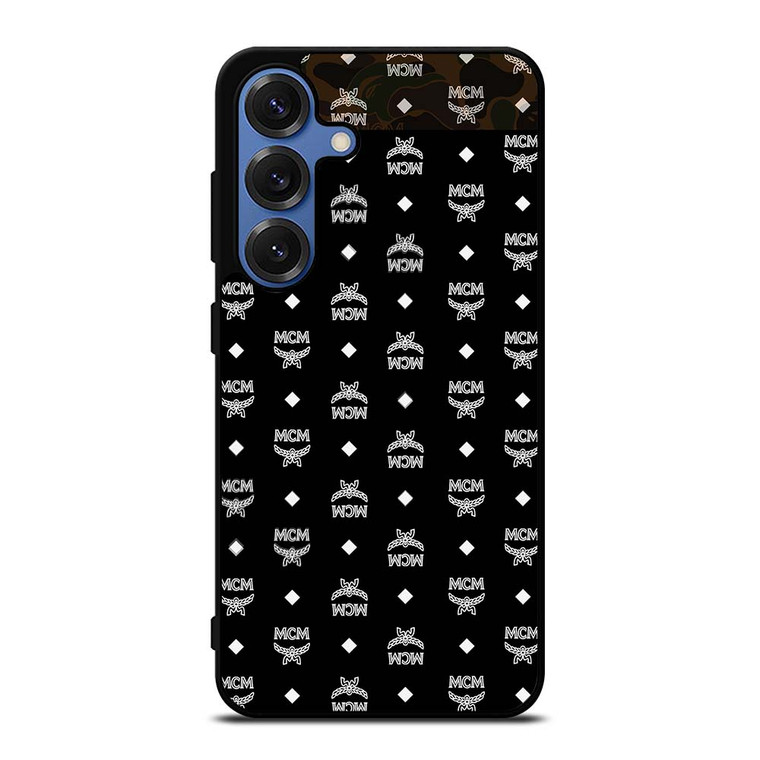 MCM MICHAEL CROMER MUNICH BLACK LOGO Samsung Galaxy S25 Case Cover