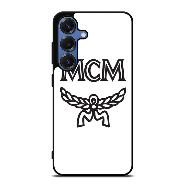 MCM WORLDWIDE WHITE Samsung Galaxy S25 Case Cover